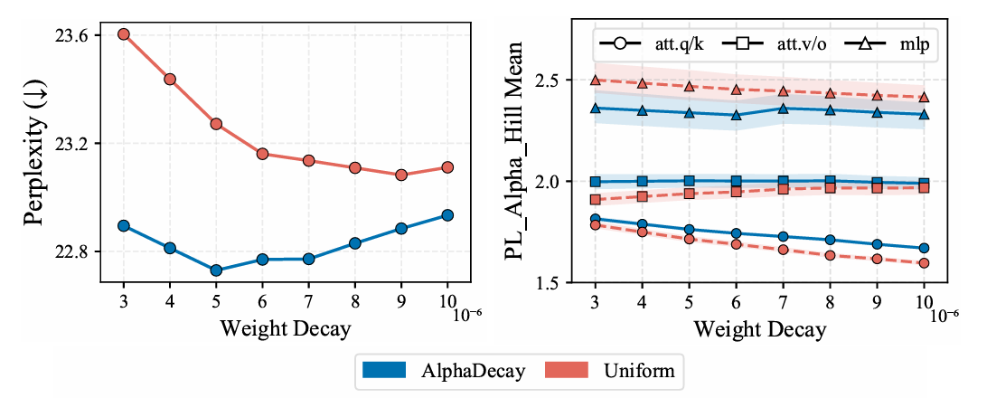 Different Weight Decay